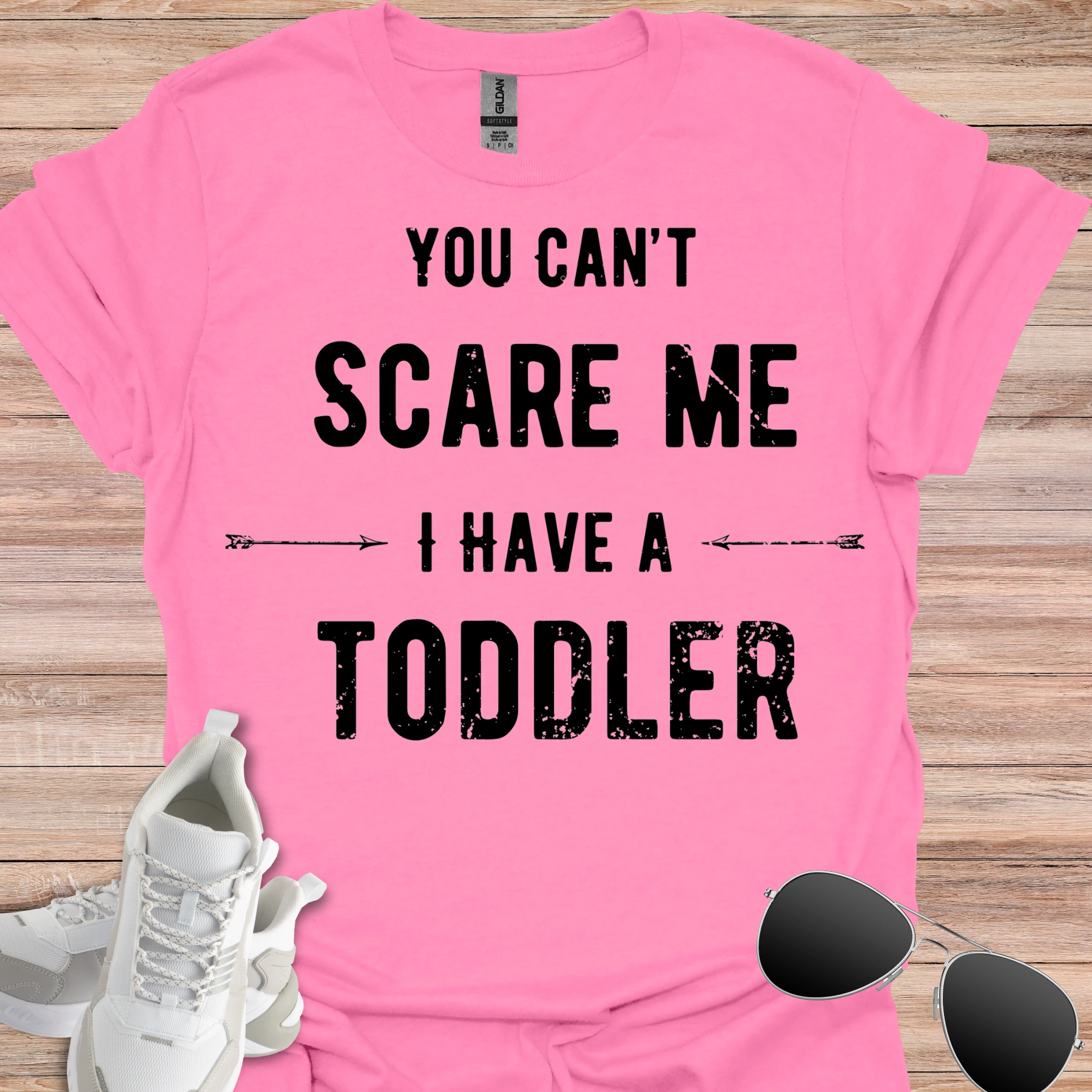 you cant scare me , toddler parent tee azalea