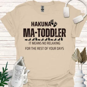 hakuna ma- toddler tee sand