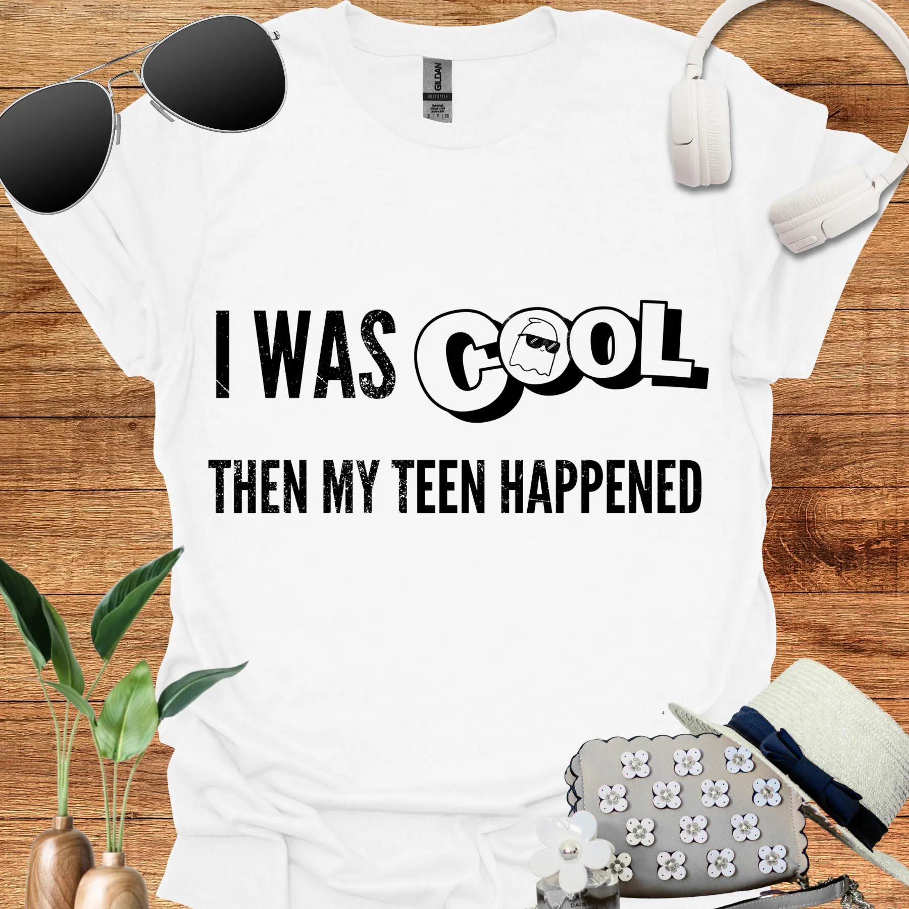 I was cool then my teen happened tee white