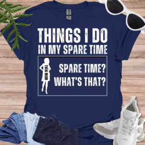 things I do as a twin mom tee navy
