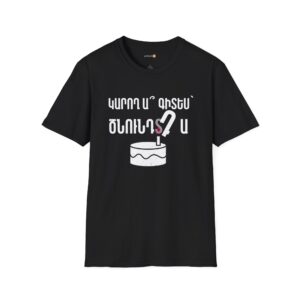 Armenian Graphic T-Shirt | Karox a Gites Cnundd a